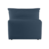 Cali Navy Performance Fabric Modular Corner Chair