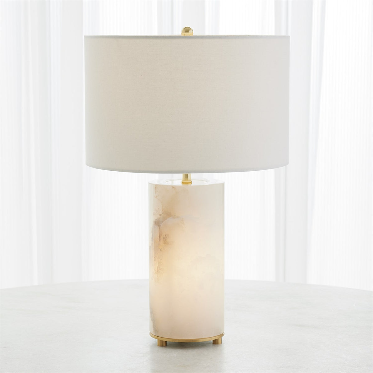 Alabaster Refined Table Lamp