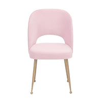 Giada Blush Velvet Chair - Luxury Living Collection