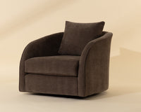 Wexford Rich Chocolate Swivel Accent Chair