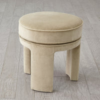 Lily Beige Ottoman