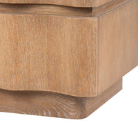 Tali Almond 3 Drawer Nightstand