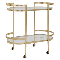 Soliel Gold Bar Cart