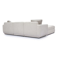 Arabella 95.7" Cream Chenille Modular Sectional