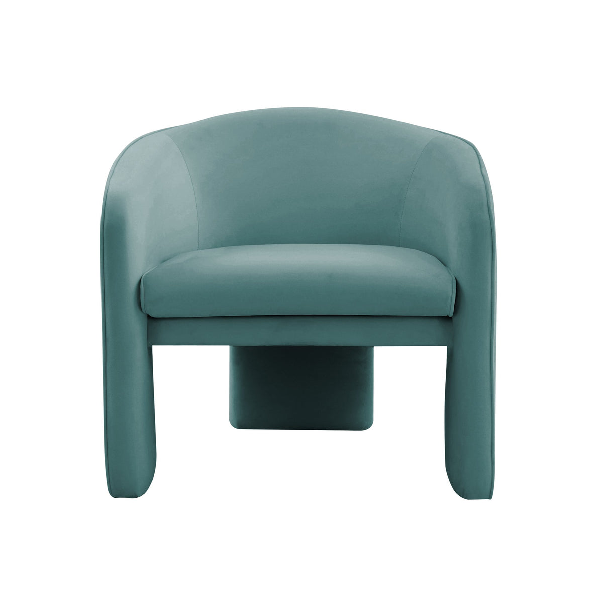Gattara Sea Blue Performance Velvet Accent Chair