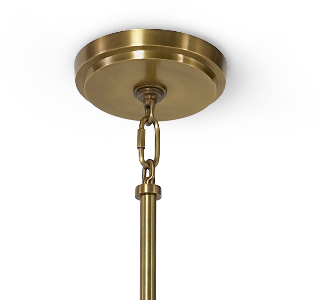 Octavia Amber & Gold Chandelier