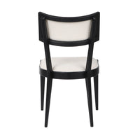 Noa White & Black Dining Chair