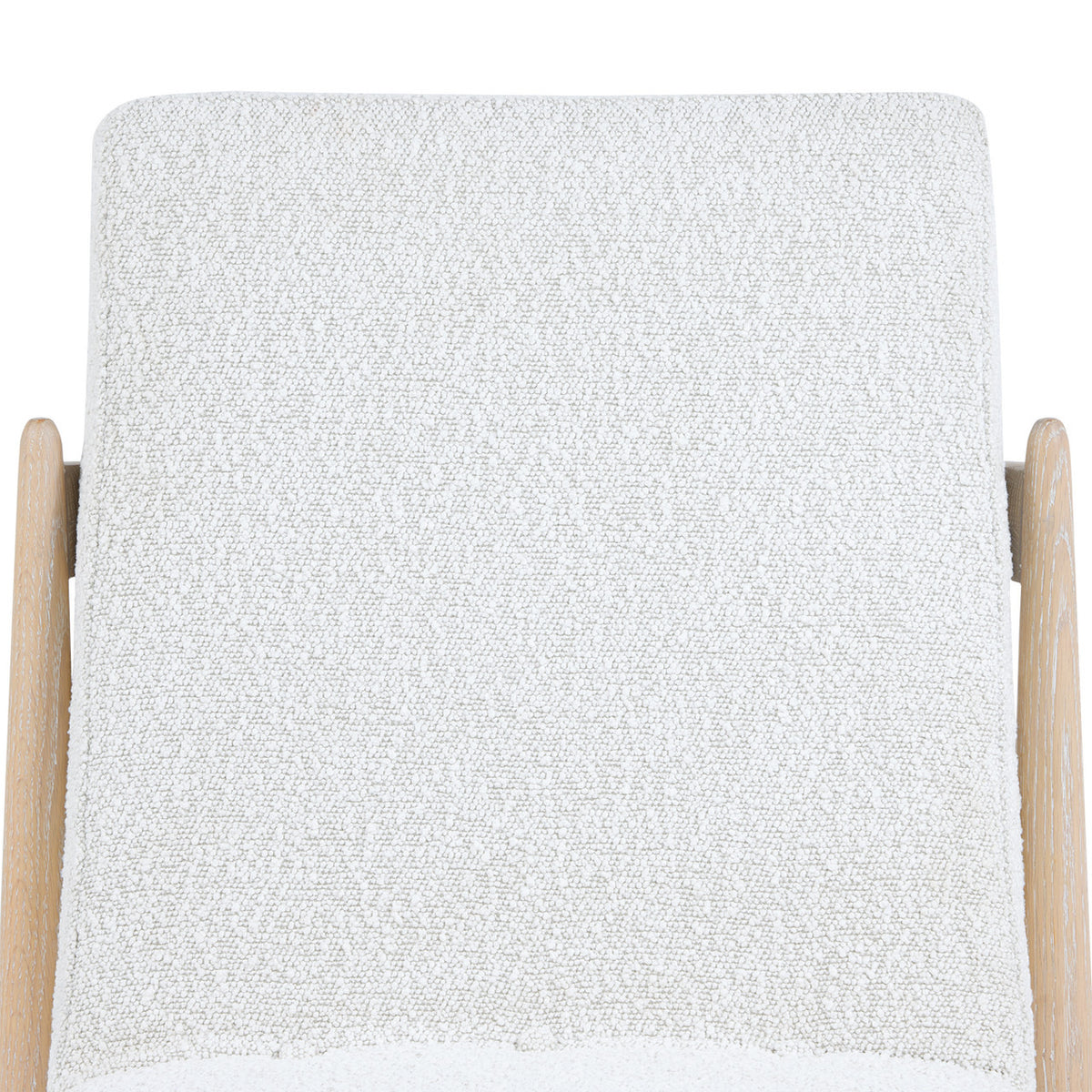 Georgia Woven Textured Boucle & Oak Sand Side Chair (Set of 2)