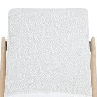 Georgia Woven Textured Boucle & Oak Sand Side Chair (Set of 2)