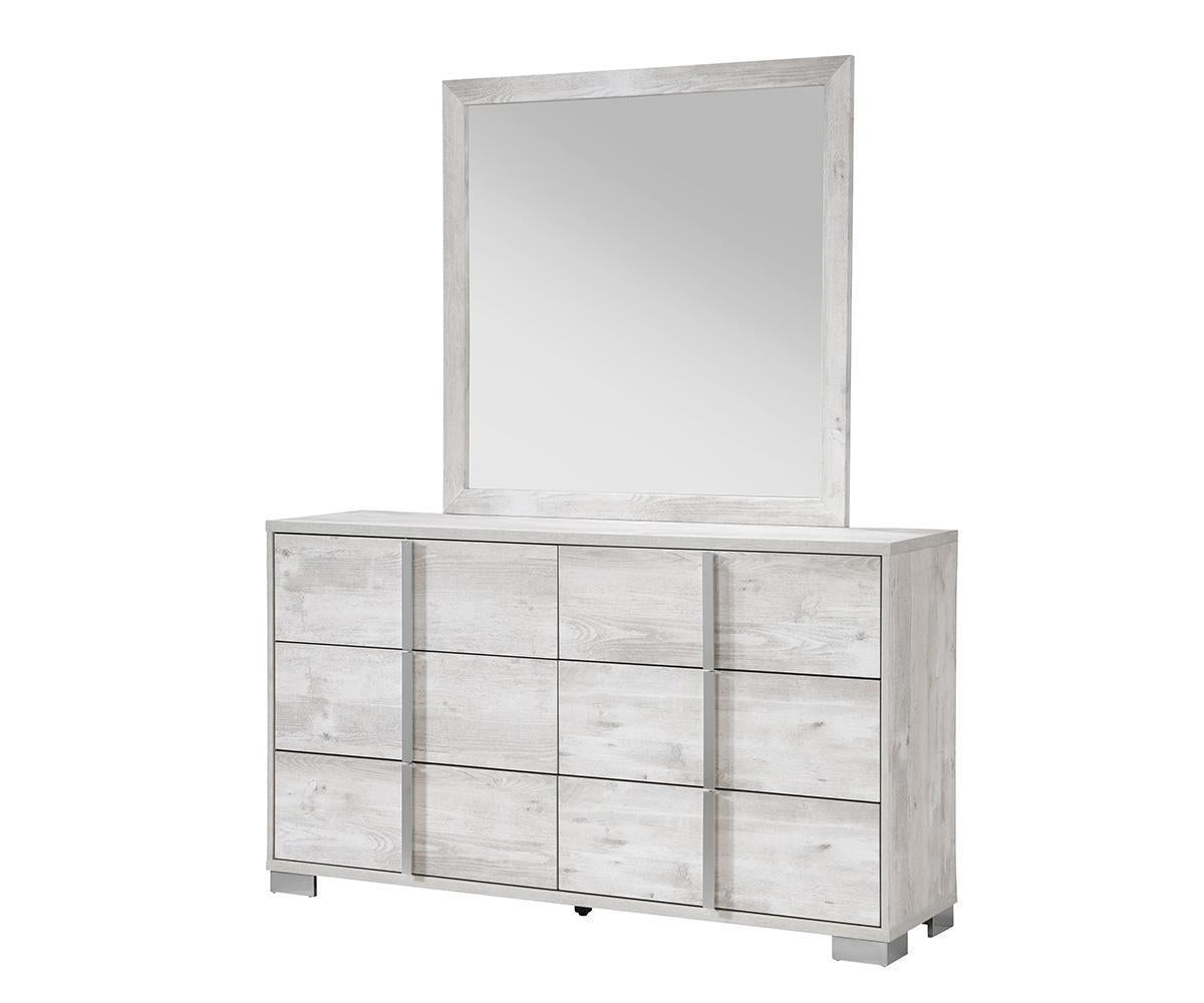 Vida White Modern Bedroom Set