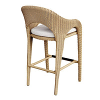 Avenue White All Weather Outdoor Bar Stool