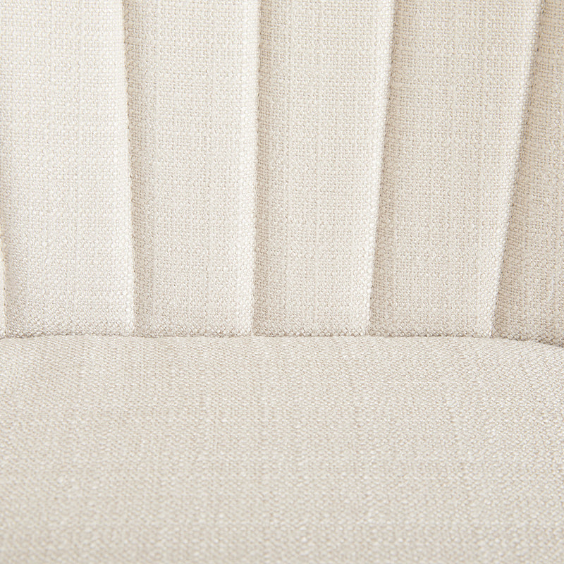 Greer Ivory Linen Office Chair