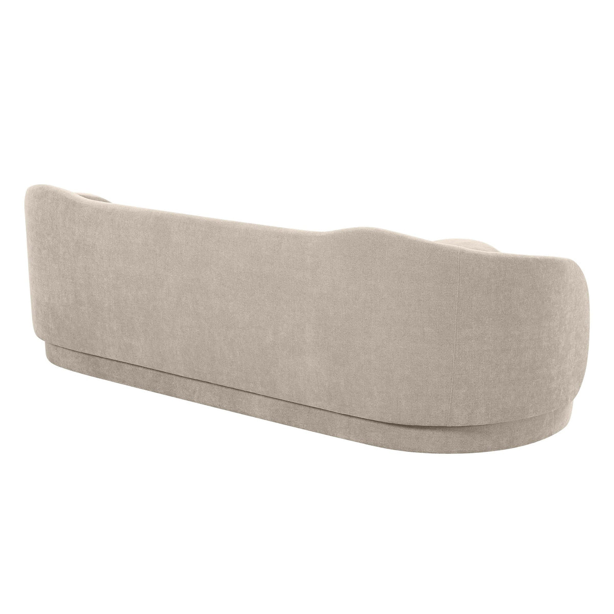 Libby 92.5” Taupe Performance Velvet Sofa