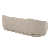 Libby 92.5” Taupe Performance Velvet Sofa