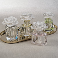 Venezia Isabella Porcelain & Crystal Diffuser (Set of 4)
