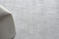 Amro White/Silver Grey Modern Area Rug - Elegance Collection