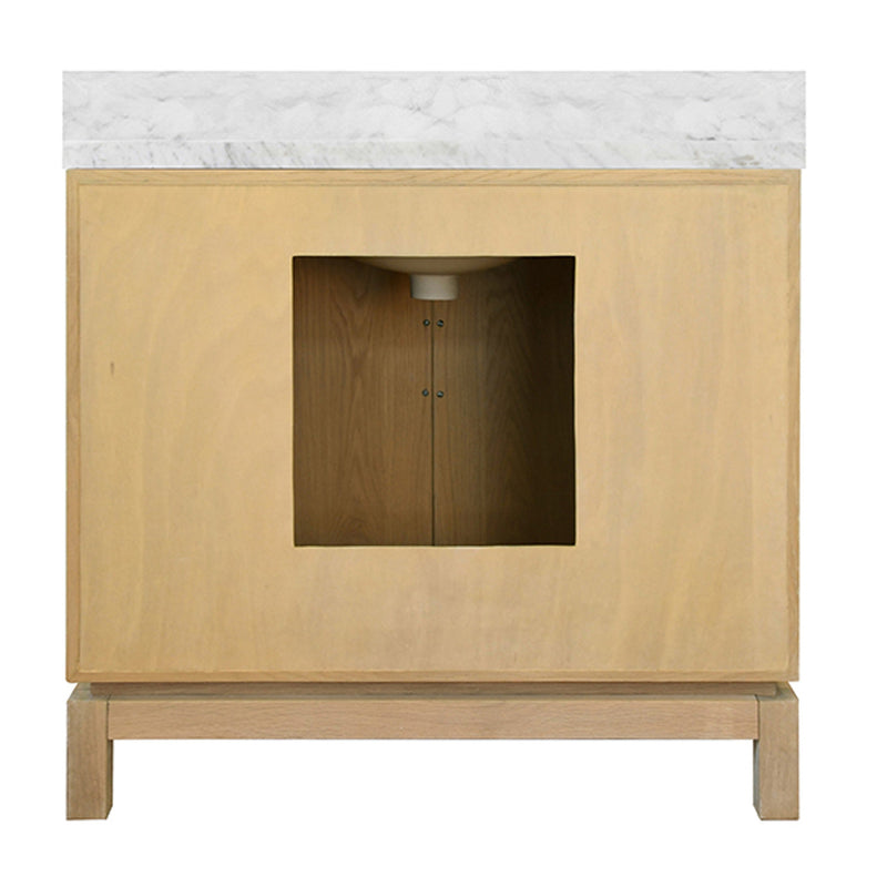 Milana 36.5  Rich Cerused Oak Bath Vanity