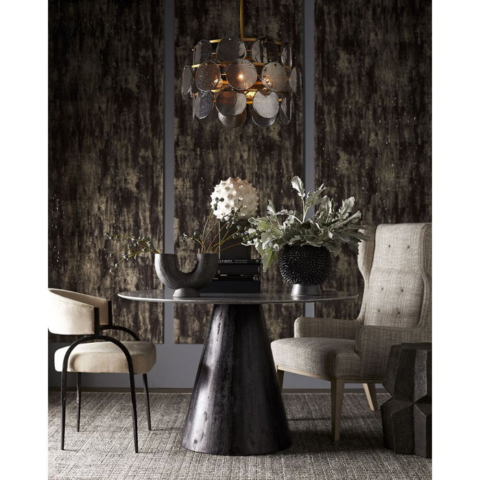 Zelise Natural Linen & Iron Frame Dining Chair (Set of 2)