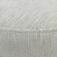 Almyra Oatmeal Sand & Walnut Ottoman