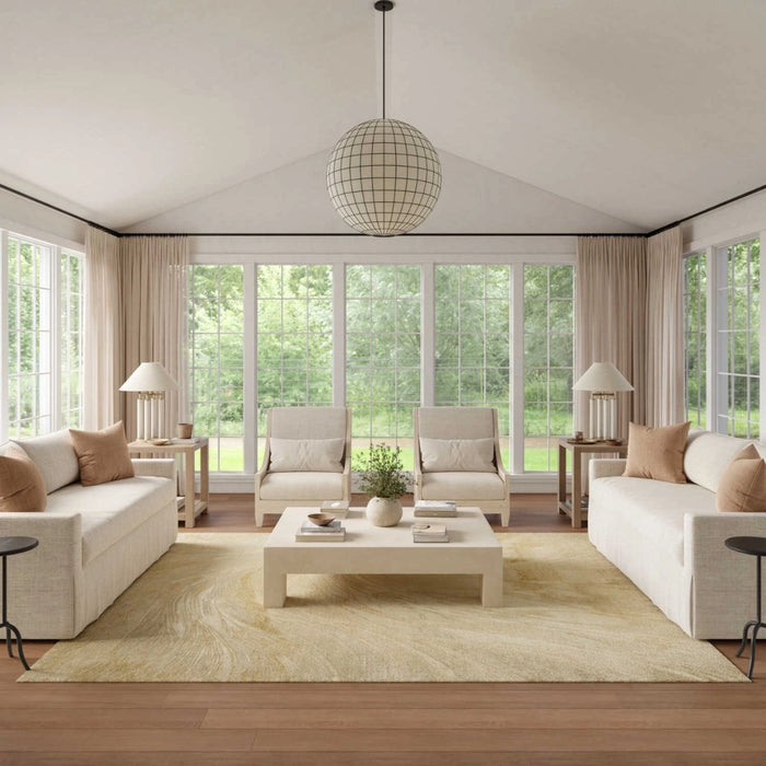 Meridith Beige/Grey Abstract Area Rug