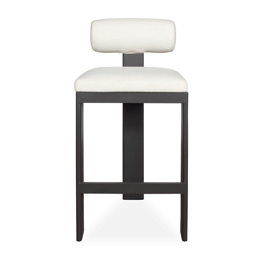 Verah White Outdoor Bar Stool