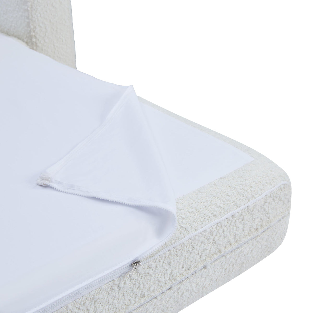 Reese  91" Cream Performance Boucle Sofa Bed