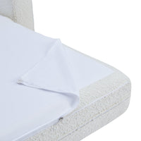 Reese  91" Cream Performance Boucle Sofa Bed