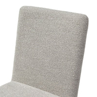 Gloria Contemporary Grey and Brushed Gold Dining Chair (Set of 2)