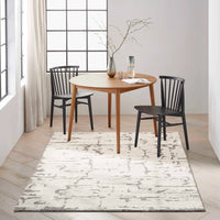 Blythe Modern Sculptural Grey Area Rug