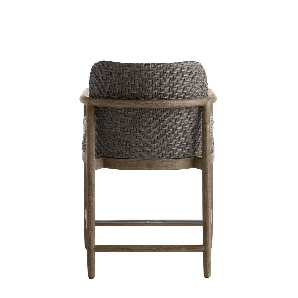 Chilton Outdoor Performance Boucle Dark Counter Stool