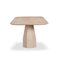 Brooke Driftwood 106" Ash Wood Rectangular Dining Table