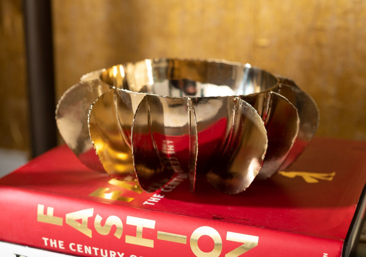 Loral Brass Deco Bowl