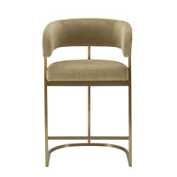 Villa Modern Brown & Gold Counter Chair