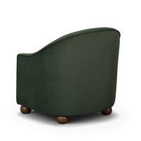 Catlyn Green Performance Velvet Accent Chair