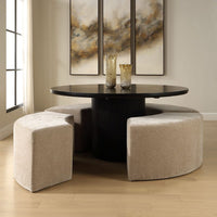 Verdi 45" Curved Silhouette Velvet Dining Bench