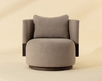 Bastille Sandbank Upholstered Swivel Accent Chair