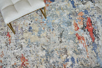 Roza Blue/Grey Artist's Area Rug