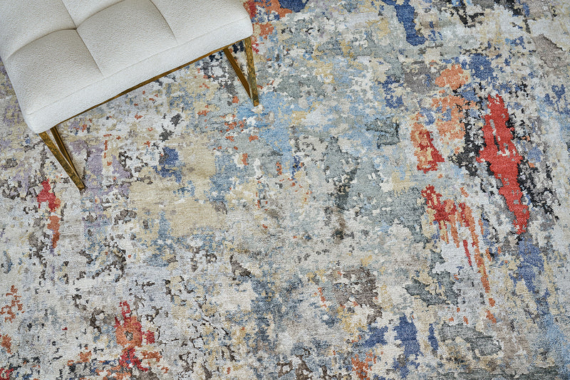 Roza Blue/Grey Artist's Area Rug