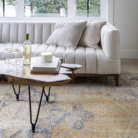 Troye 82" Cream Performance Fabric Sofa