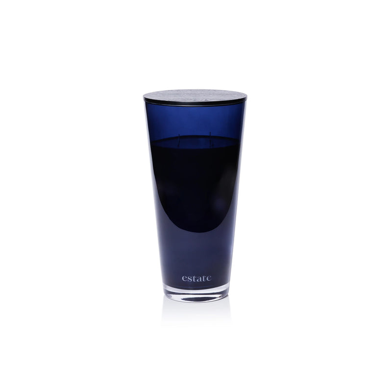 Estate Large Candle - 115 oz Navy Blue/Agave (Set 0f 2)