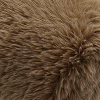 Carmel Dark Taupe Performance Vegan Shearling Accent Chair