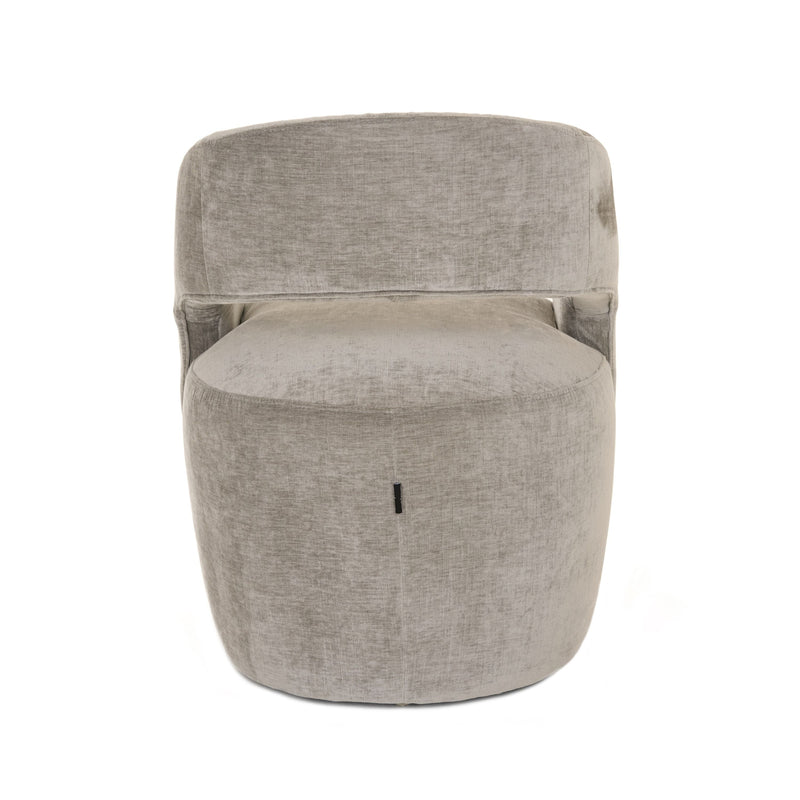 Gastra Grey Modern Fabric Dining Chair