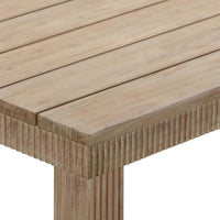 Essie Natural Outdoor 108" Rectangular Dining Table