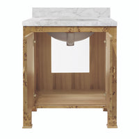 Constance 30.5"" Burl Wood Bath Vanity