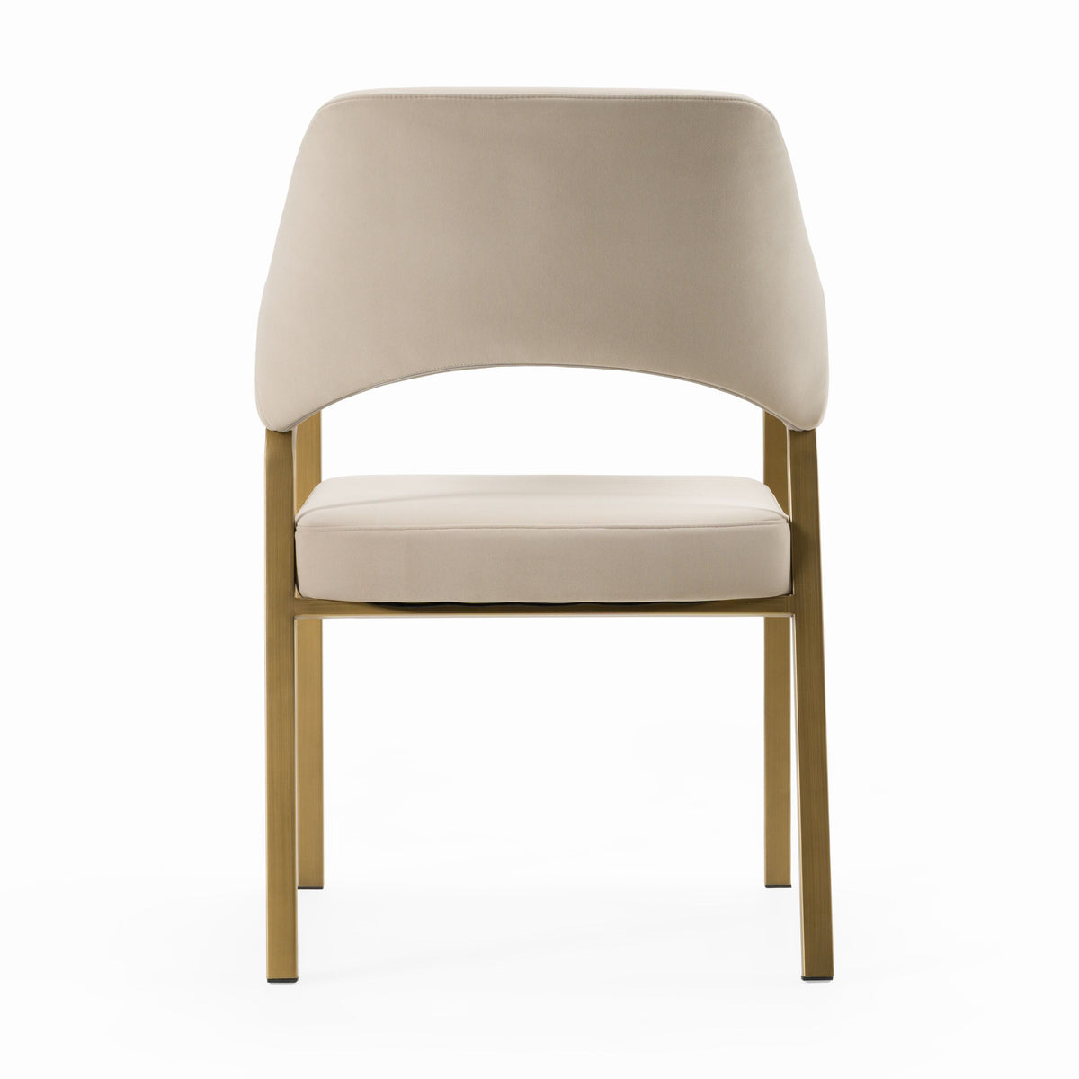 Alice Modern Beige & Gold Dining Chair