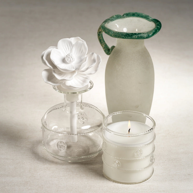 Grand Casablanca Magnolia Petals Porcelain Diffuser - 2 Sizes Avalable (Set of 4)
