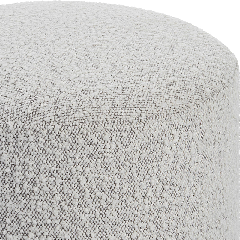 Toshi Ivory Boucle Ottoman