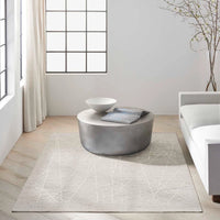 Alexis Modern Rrhythmic Grey Area Rug