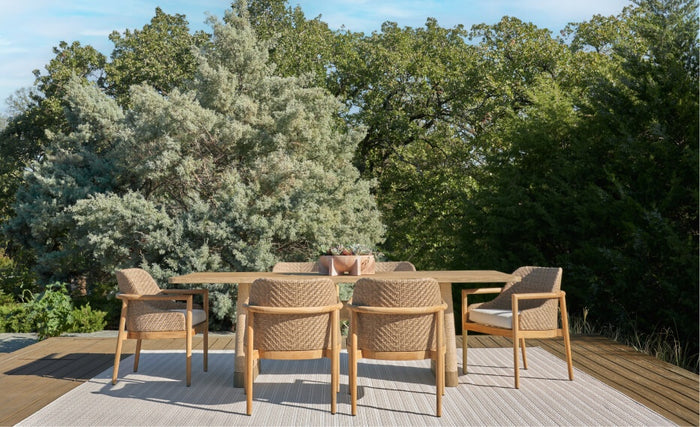 Chilton Performance Boucle Outdoor Dining Chair