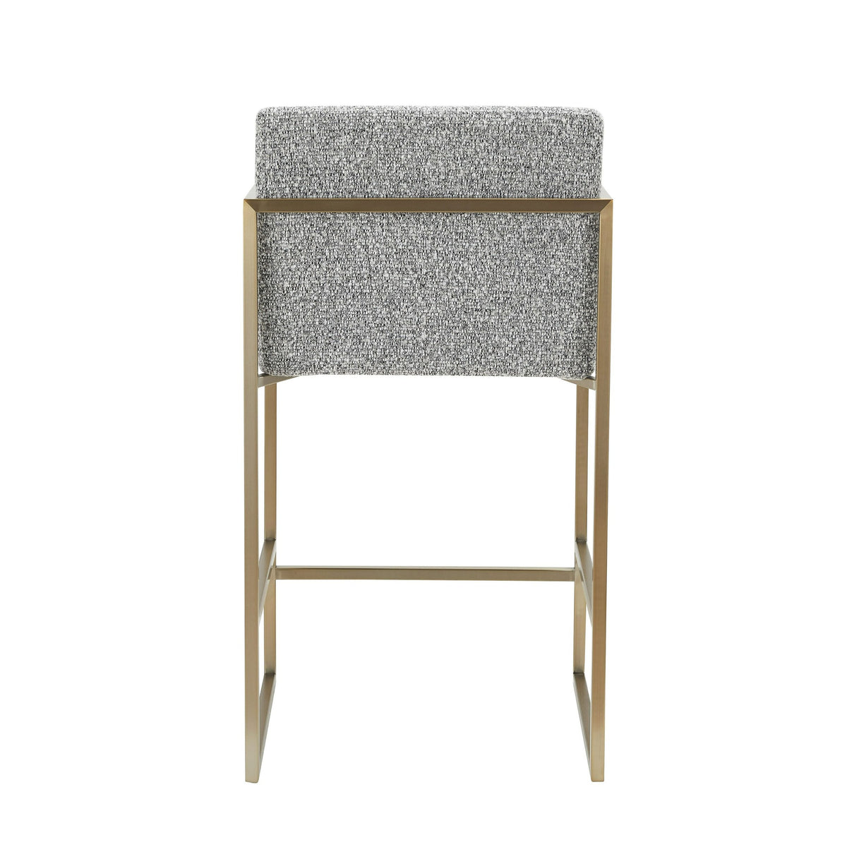 Blair Modern Grey & Gold Counter Stool